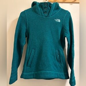 The North Face Women's Teal Cowl Neck Sweater